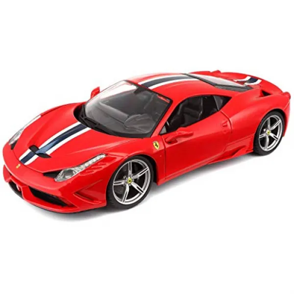 Bburago 1:18 Scale Ferrari Race and Play 458 Speciale Diecast Vehicle (Colors May Vary), 본문참고