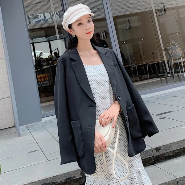 데일리룩 패션 시티캐주얼 루즈핏 2버튼 자켓