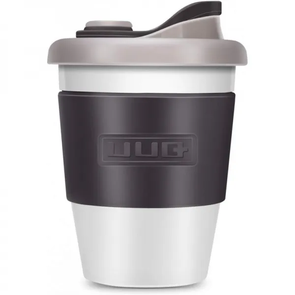 UUQ 재사용 가능한 커피 머그잔 12oz 빛 & 방쇠 커피 머그잔 일과 여행을위한 마시는 머그잔 실리