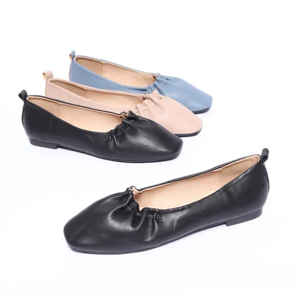 Ishoes 3컬러 경량 1굽 여성 단화