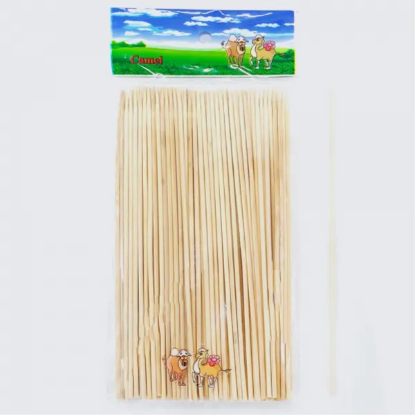 고기꼬치 꽂이음식 대나무꼬지 15cm X5개 캠핑용