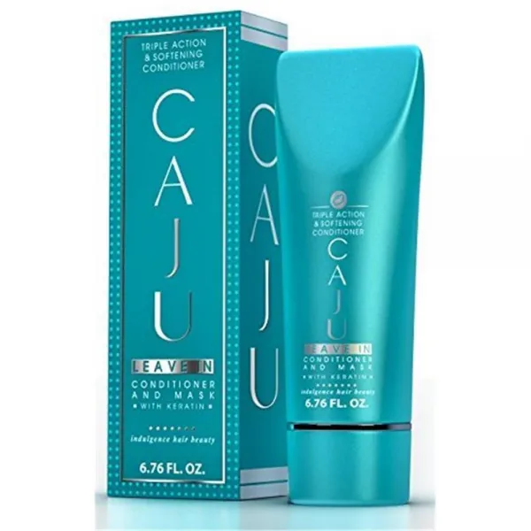 Caju 케라틴이 들어간 헤어 컨디셔너와 마스크에 황산염 무료 사용권 6.76 oz Sulfate Free Leave in Hair Conditioner and Mask with Keratin oz., 단일상품