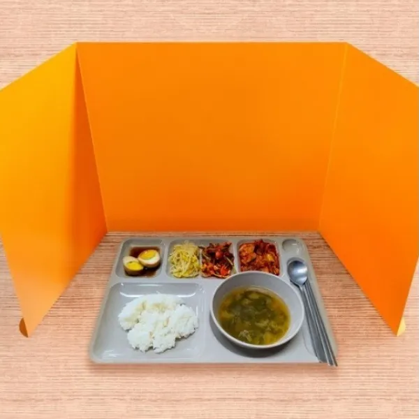 매니저 비대면 가림막 PP 개인 위생 가림판 3종 앞 비말 감염 예방 칸막이 3개이상주문요망 식당 교실 은행 학원 책상 파티션 관공서 접이식 4개이상주문, 색상