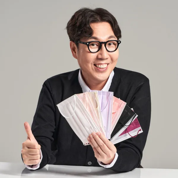 널지켜줄게 KF94 필터사용 대형 컬러 덴탈형 마스크 50개입 2개 100매입(걸러 7종), 라이트베이지