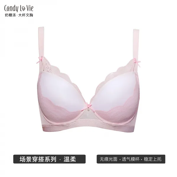젖당파 빅 컵 부드러운 가을 헴라인 안정 청부함 측수함 볼륨업 소녀 대흉 속옷