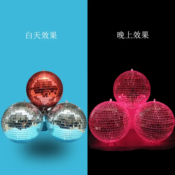 크리스마스 장식품 diy 1316# 미러볼 볼 발광볼 장식 홀 바 세팅작성하다 뉴타임즈 Z