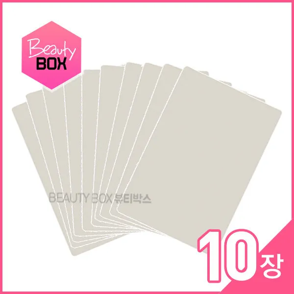 뷰티박스 반영구화장재료 민무늬고무판 대 10장세트 수강생용, 1개
