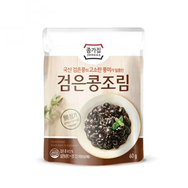 호호몰 혼족님 모여라!! 종가집 검은콩조림60g -밥도둑 반찬 캠핑용, 1개