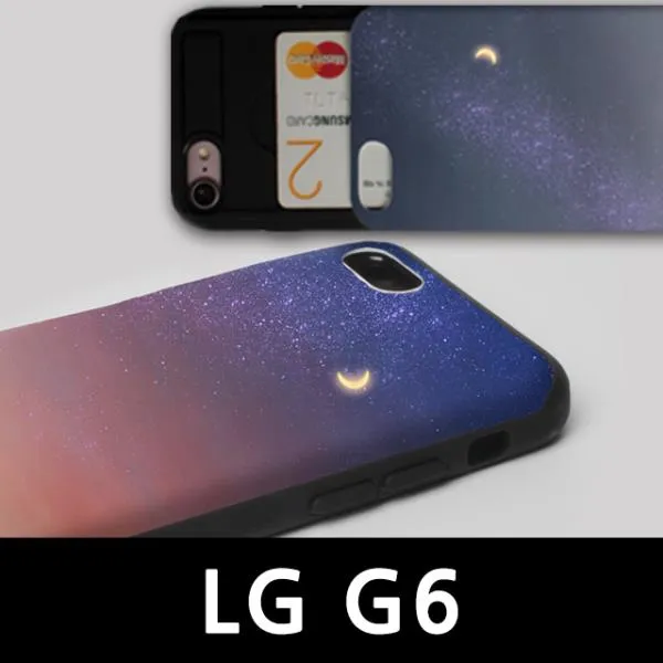 ksw562 LG G6 저녁의달 카드 범퍼케이스 tw692 F900
