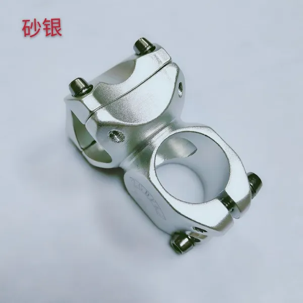 자전거핸들바 산지 자전거 초경량 알루미늄합금 시트튜브 32mm31.8버스 짧은손잡이 스탠드 45mm자전거, T06-7도 31.828.632mm샌드실버