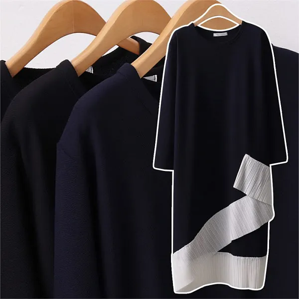 나야홍 빅사이즈 베이직 퍼프소매언발블라우스 H199124 3153550 