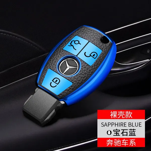 벤츠 키 세트 glc260l 위정차 c200l 버클 e급 e260l gle320 gla200 cla s 클래스, 벤츠 B타입 보석블루