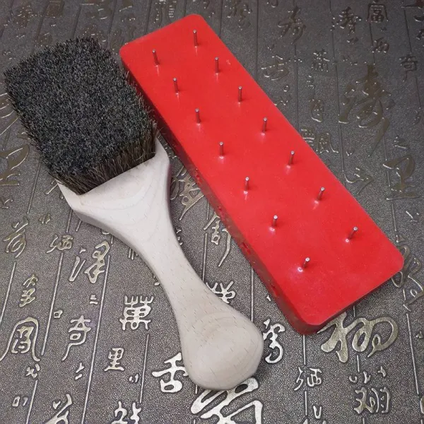 크기 금강 두미 사이드 손질 신기 순 돈모 완상 빅 사이즈 커버 룩 고상함, 1, 대금강 두미 신기 _느티나무 돼지털