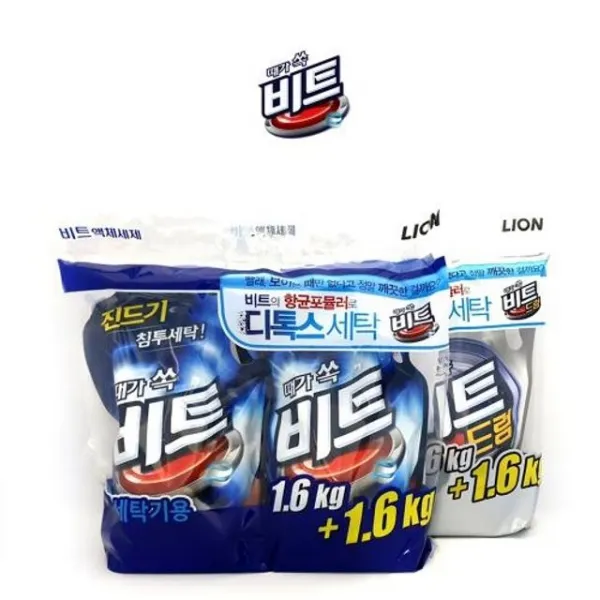 비트세탁세제액체액체세제 Vq3+y1g 액체 E60173e 선택>>비트액세세제1.6킬로x2개입드럼용