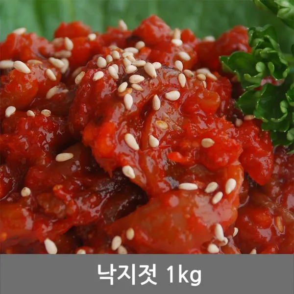찬예찬 낙지젓 1kg 젓갈 청정 동해안 속초 1개