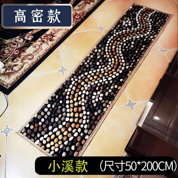 어버이날 선물 자갈 발바닥 안마 석자로 우화석 족히 돌 가정용, 크기 냇물 타입 50 *200cm