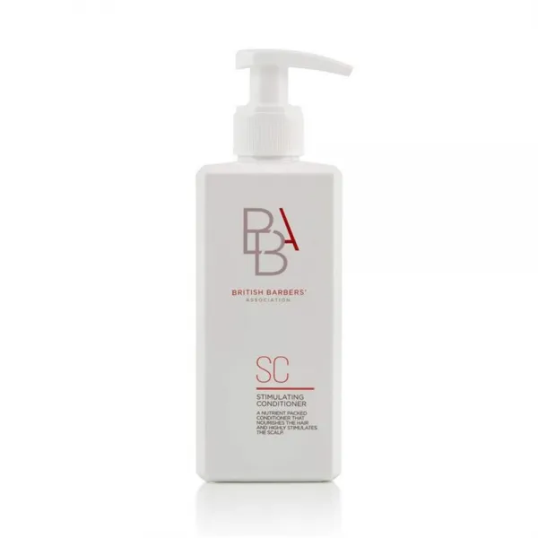 British 이발소 협회 BBA 자극제 11.7 fl. oz. Barbers Association Stimulating Conditioner, 단일상품