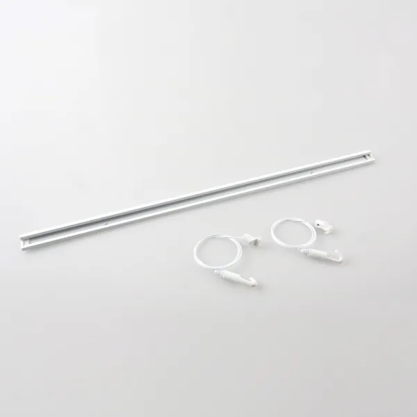 꾸밈홈&파스텔라운지 스마트 벽천정 겸용 액자레일세트 화이트, 화이트(500mm)1세트