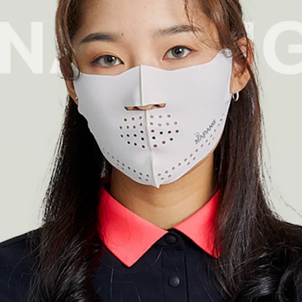 네이팡 쿨링(Ultra-Thin) 훼이스가드 에어홀형, 네이비