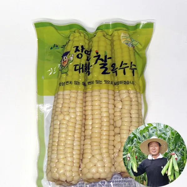 괴산 장연 삶은 대학찰옥수수 냉동 찐 21개 17cm내외, 단일상품