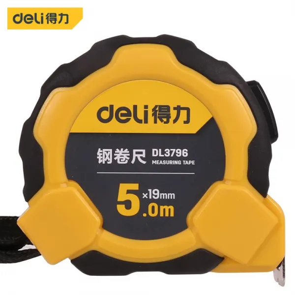 득 력 (deli) 5m 포장 고무 줄자 3m / 7.5m / 10m / 자 신장 축척 미터 미터 미터 미터 미터 미터법 5m * 19mm 플라스틱 자동 잠 금 줄자 DL 3796