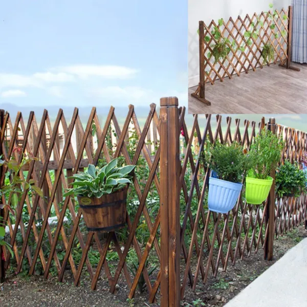 접이식 나무울타리 펜스 휀스 Fence 방부목 마당 정원꾸미기 옥상테라스 전원주택 담장 매립형 150cm