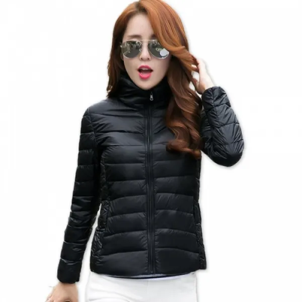 [해외]여성상의 > 캐쥬얼 점퍼/자켓 여성 캐쥬얼점퍼 / 아우터 2015 ultra-thin models down jacket winter women new Slim collar short coat jacket ou
