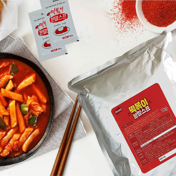 보감 떡볶이분말스프 1kg 국민간식 떡볶이양념분말 간편조리, 1개