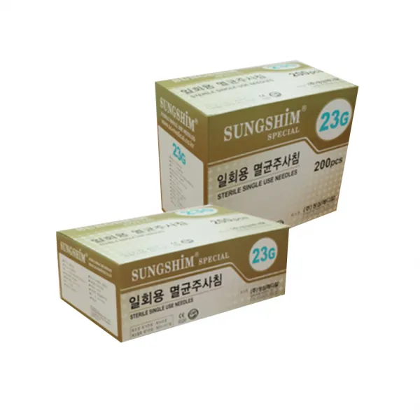 성심 일회용 주사침 23g x 60mm 200개입 롱니들