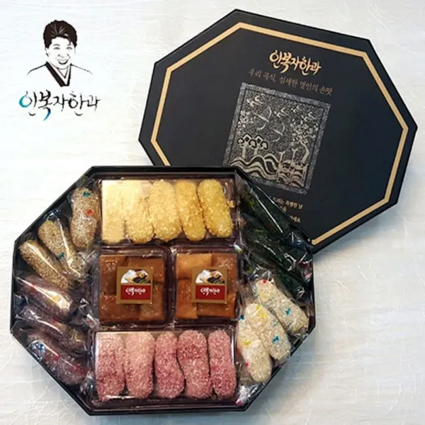 안복자한과 팔각정 수제 약과 쌀강정 이바지 명절선물 전병 건빵 한과 우리밀약과 한과선물세트 gysf, 1개