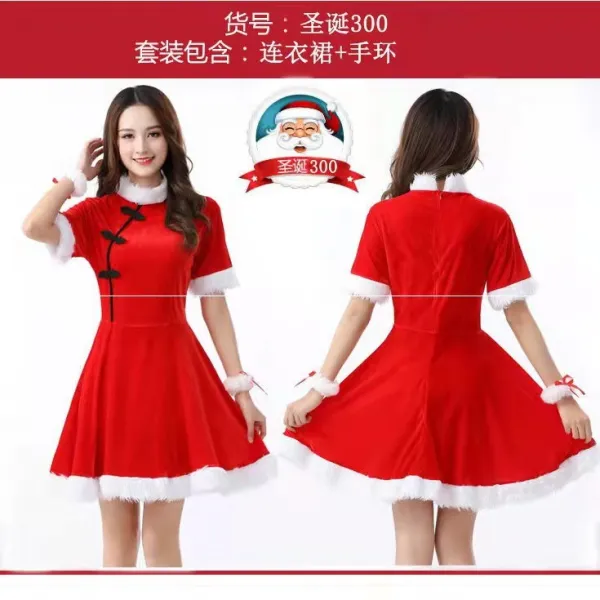 스커트룩 연기함 모티브 유니폼 자신 있다 케이프 판초 벨벳 바니걸 성질 J절 COS 하객 레드 느껴지다 4705984299, 성탄 300 번 타입