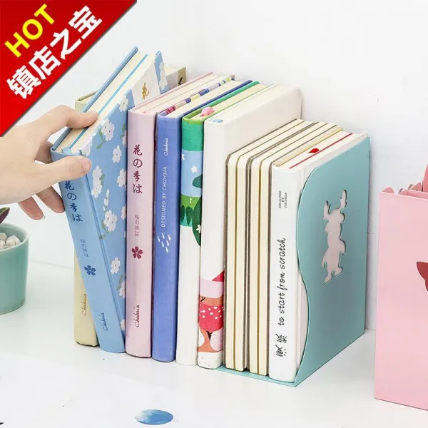 북엔드 신축 책스텐드 타입학생 라지 창의적 뉴타입 심플 스틸북스탠딩 책꽂이 테이블위접이식 T15 연중무휴 라지