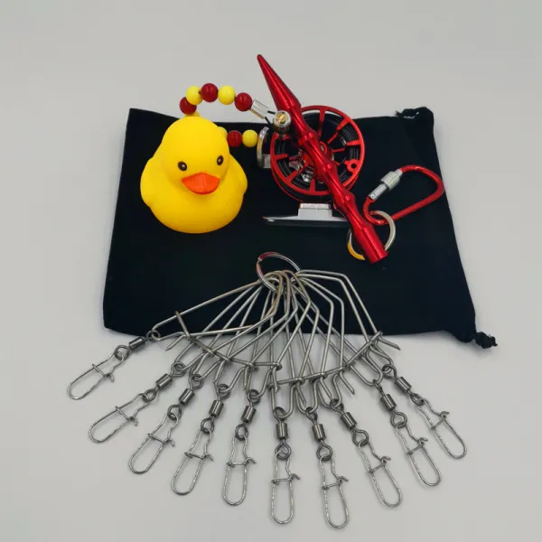 로드 아활어 단추 잠금 어전기 바퀴 달린 휴대용 어감쇠 스테인리스강 멀티 텐셔너 Diy 부품 레드 10단추 타입