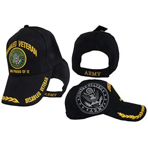 퇴역 군인 및 미국 육군 모자 자랑 Wild Bills Disabled Veteran and Proud