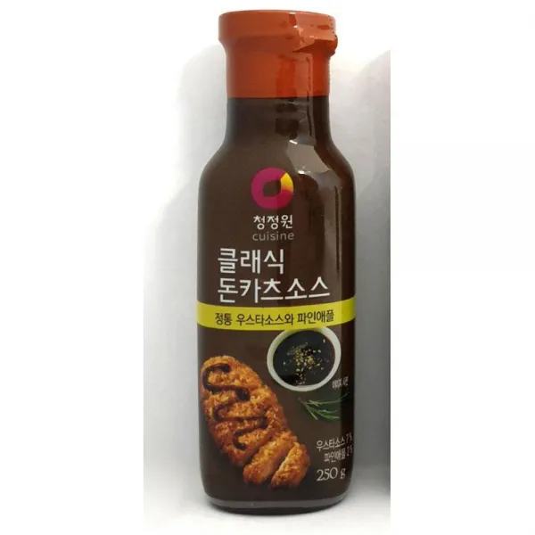 도매빅뱅 청정원 클래식 돈가스소스 250g 맛있는소스 아이간식 냠냠맛있는/돈가스소스/경양식돈까스소스/경양식돈가스소스/옛날돈까스/옛날돈까스소스/새콤달콤소스/맛난/새콤달콤/간단요리, 단일 수량