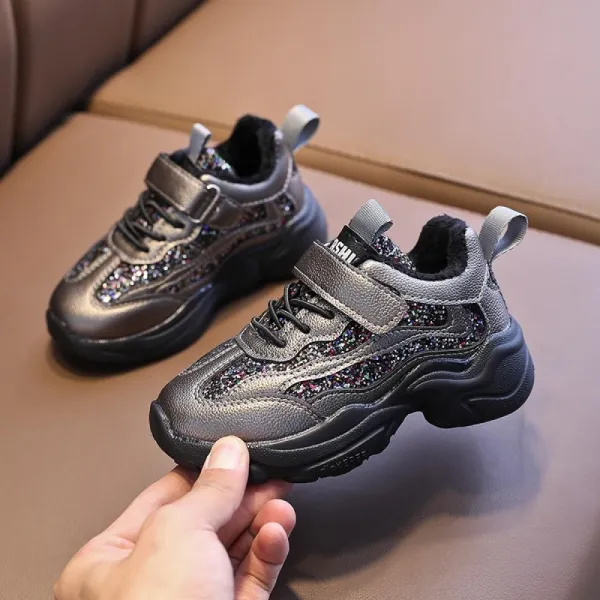 Kirahosi 스페셜 겨울 아동 여아 운동화 주니어 스니커즈 캐주얼 예쁜 어린이 신발 58 Ml 10 I2df8td