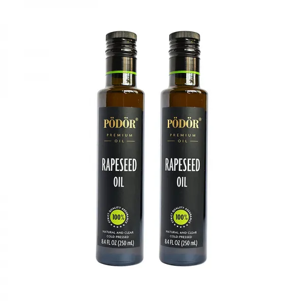 PDR 유채유 유채 씨유 기름 250ml 2병 Rapeseed Oil 8.4 fl. Oz, 단일상품