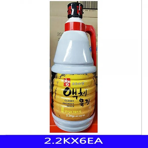 정배마트 육젓 김치재료 업소용 YMF 2.2KX6EA 양파 파 부추김치, 1