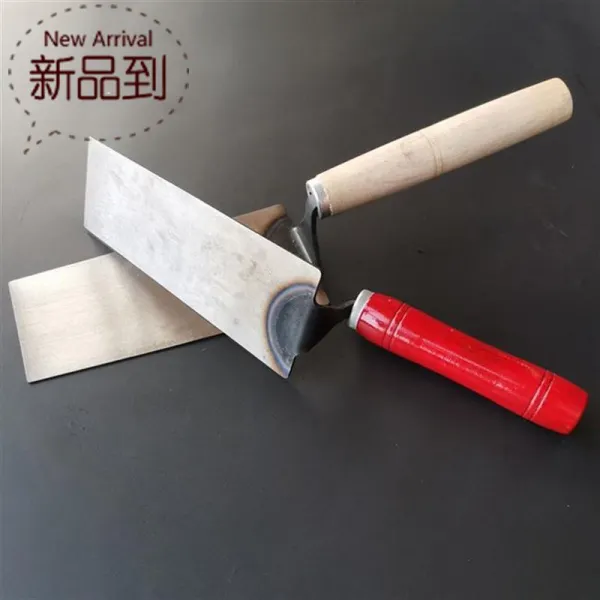 연장 퍼티 일체 그릇 C진흙 회색스푼 미장이 틈 메우고 있다 긁다 그레이 스테인리스 스틸 일체 그릇 칼마