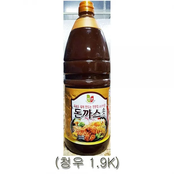 [[dmall]청우 돈까스소스 1.9Kg 경양식돈까스소스 돈가스소스/(dn+5842/)/건강에좋은음식/돈가스소스/간단요리/돈까스소스/뎓딘, 1