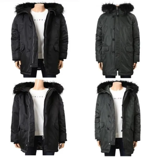 Frj 에프알제이 남녀공용 인조퍼앞판다운항공롱점퍼 F78u Md93xb