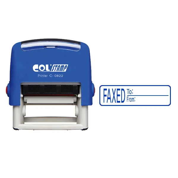 자동스탬프 FAXED C-0822 - 날인 14x38mm, 단일상품, 단일상품
