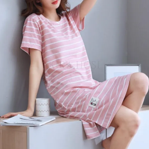 kirahosi 해랑 5 여성 봄 여름 잠옷 원피스 파자마 홈웨어 이지웨어 242 Ezj8b1