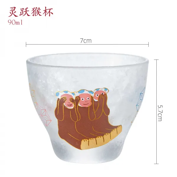 해외 유리 컵이 일본에서 수입한 생 쇼는 돌 무덤에 소주 잔 초자 aderia.-34354, 단일옵션, 옵션09