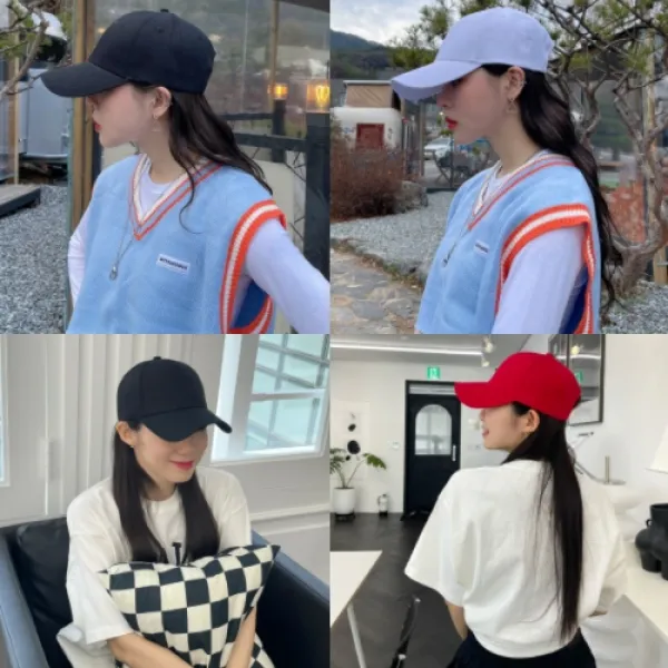 1+1 고퀄리티 무지볼캡 야구모자 남녀공용 캡모자