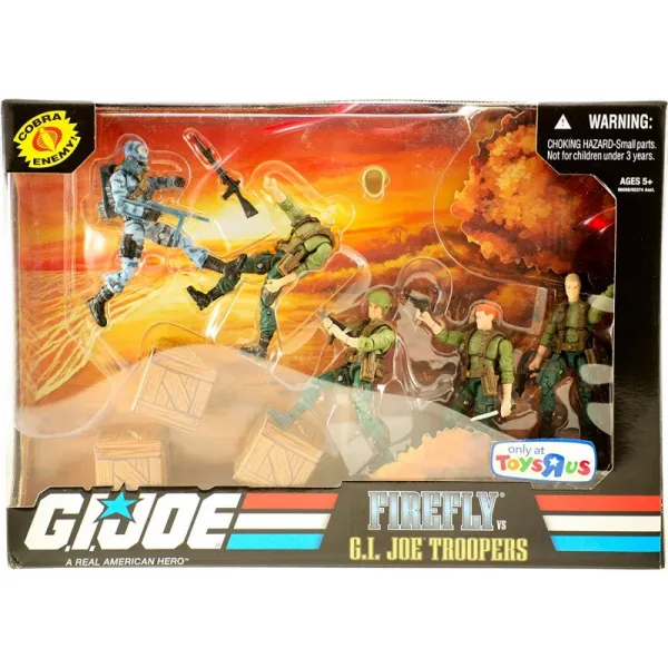 G.I.JOE 배타적 액션 피규어 팀 건설업자들이 반딧불 대 Vs를 세웠다., 단일옵션