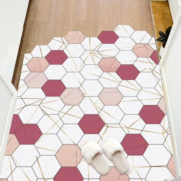 앞으로 북유럽 입주 자 미끄럼 방지 입구 매트 매트 입구 현관 현관 사 링 발판 가위질 가능 매트 문 들 어 와 회칠 망 홍 역 현상 가정용 맞 춤 형 핑크 추억 120 160 Cm