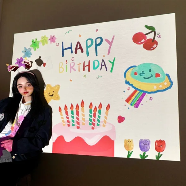 공유 Life 생일축하빔, 소원케이크