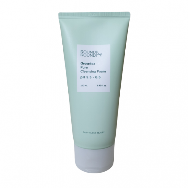 라운드어라운드 그린티 약산성 클렌징폼 클렌징 폼, 250ml, 2개
