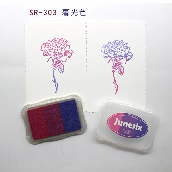 스탬프 CP/SR고무도장 지우개 도장 점차변화 인쇄받침대, 기본, T03-SR-303저녁햇살 색계
